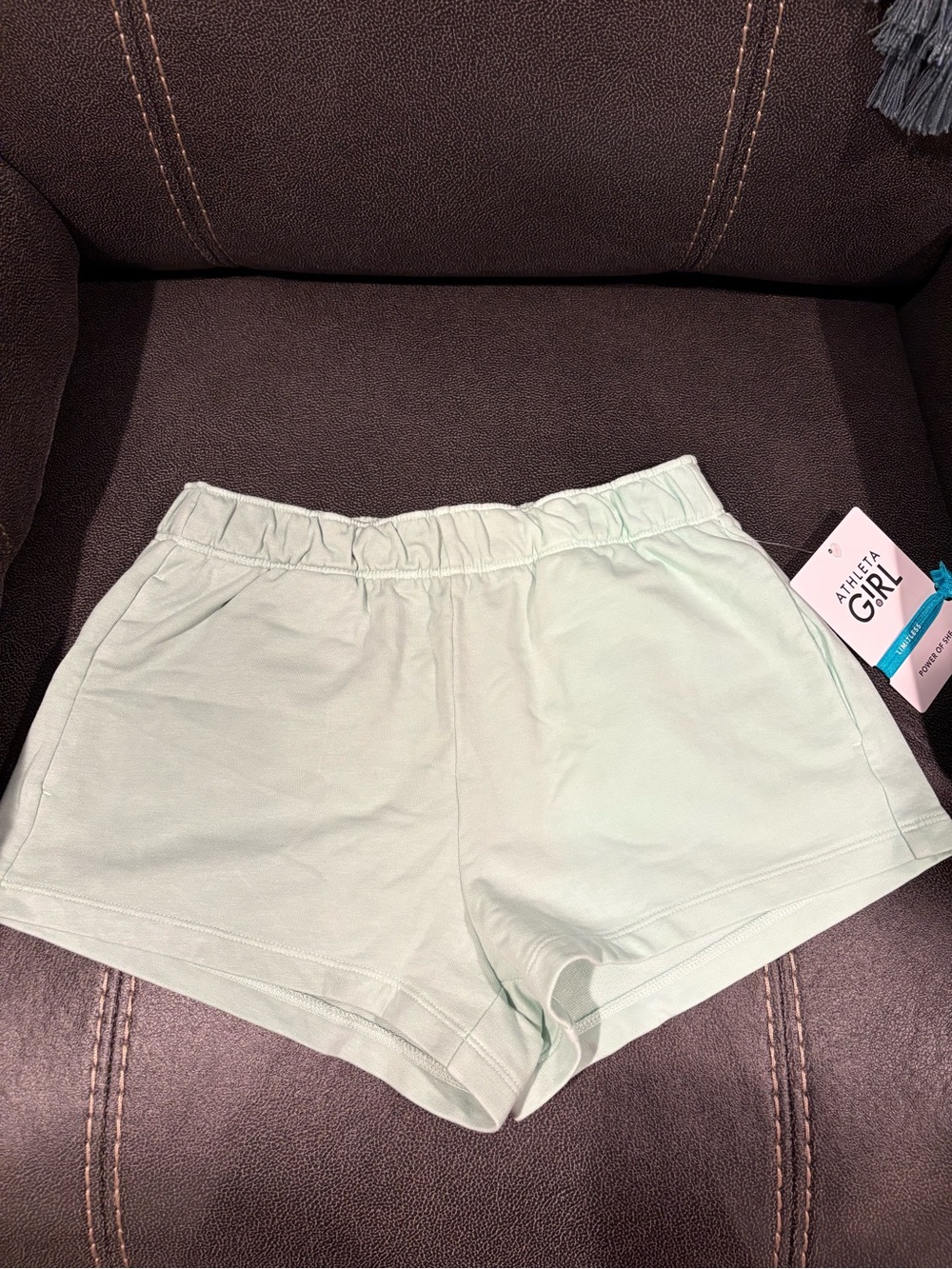 Athleta Girl All Day 2” Short - Size M/8-10 - Color: Clover Dye Effect